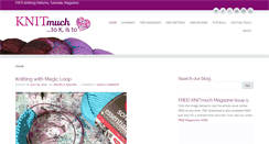 Desktop Screenshot of knitmuch.com